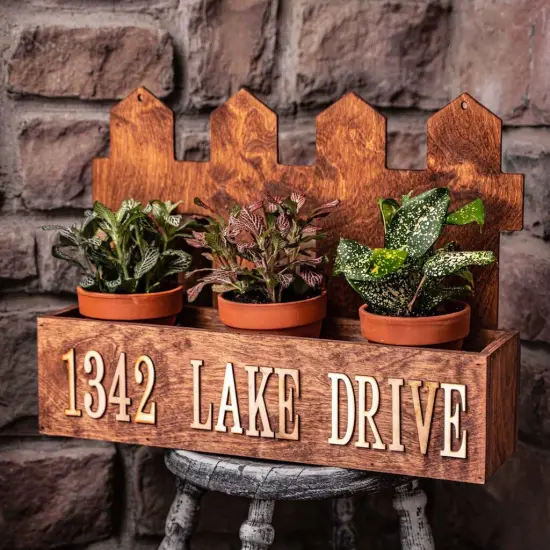 19.5 in. Unfinished Wooden Fence Shape {5}