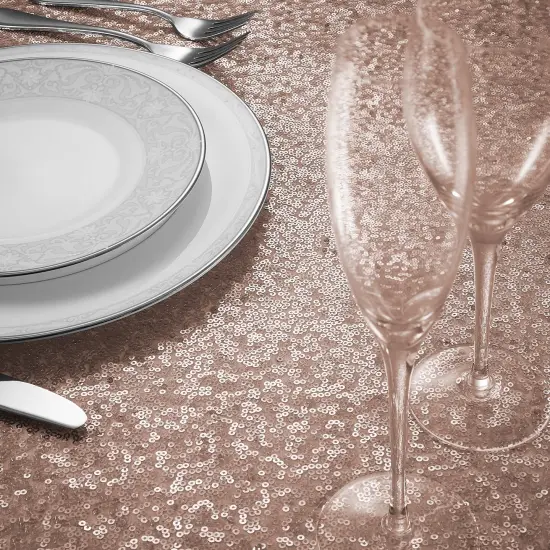 Lann's Linens Sequin Tablecloths, Overlay Covers and Table Runners {5}