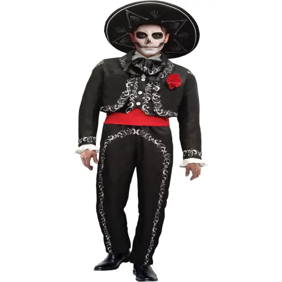 Day Of The Dead Mariachi Men's Costume {1}