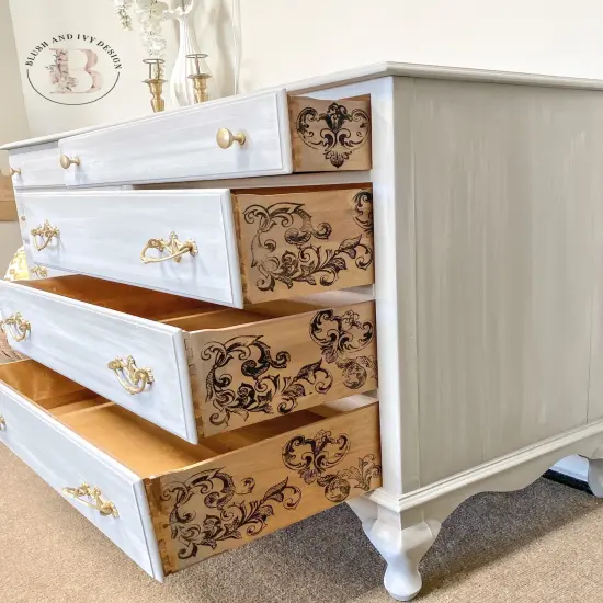 Redesign Decor Clear-Cling Stamps - Elegant Scrolls 12"x12" {4}