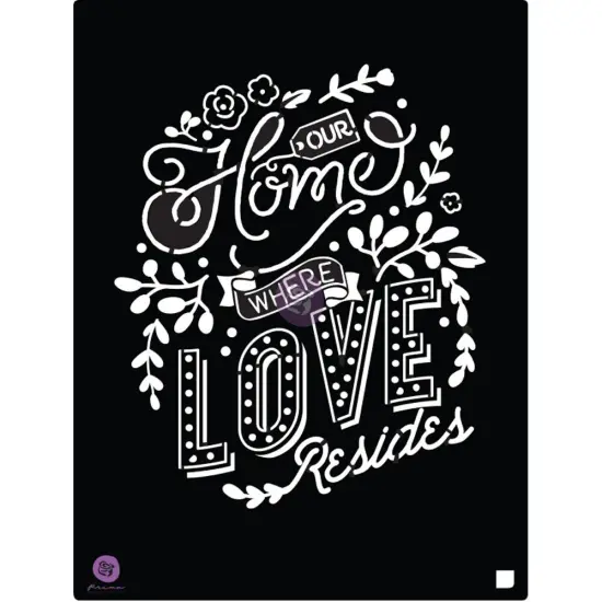 Prima Marketing Inc 8x10 Stencil - Our Home 655350586881 {1}