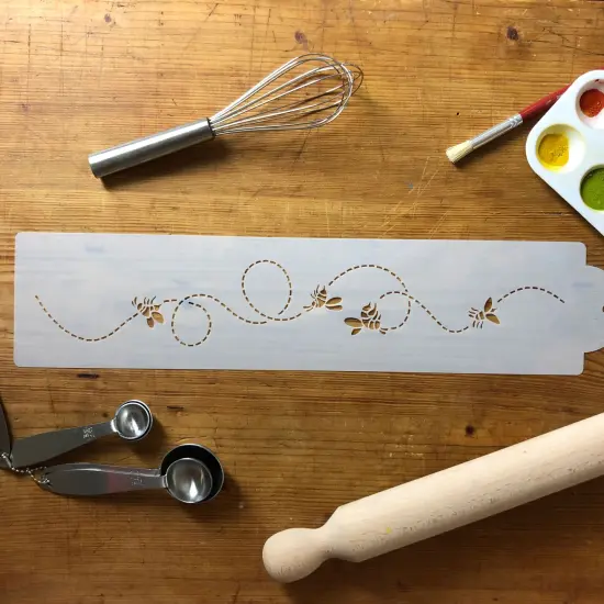 Buzzing Bumble Bees Cake Stencil | C774 by Designer Stencils | Cake Decorating Tools | {3}