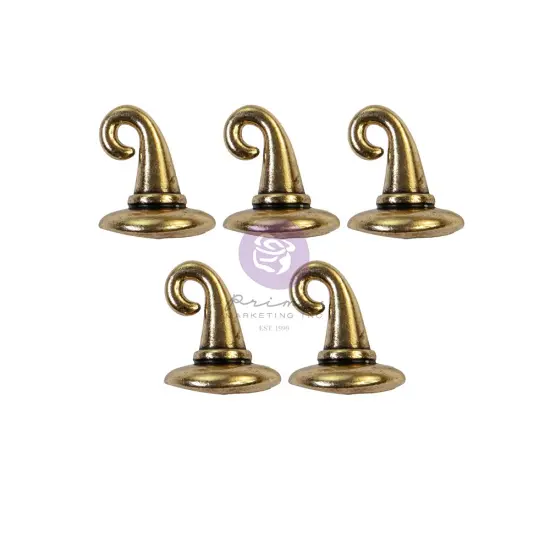 Prima Marketing Inc Thirty-One Collection Metal Embellishments - Witch Hat - 5 Pcs 655350997359 {1}