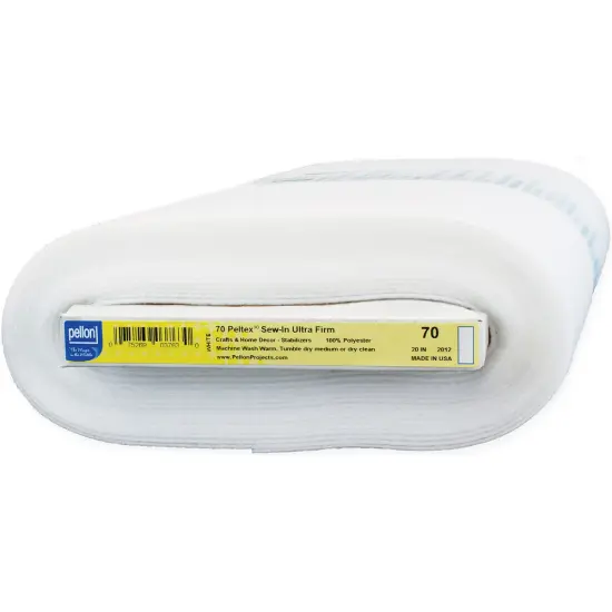 Pellon Peltex Ultra Firm Sew-In Stabilizer-White 20"X10yd {1}