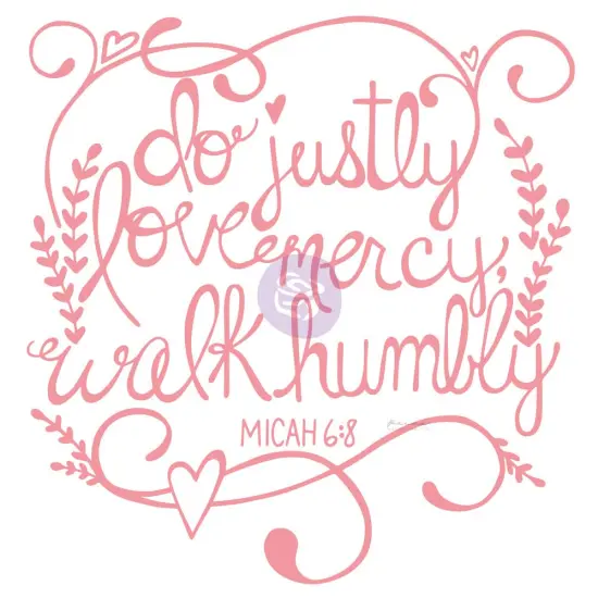 Prima Marketing Inc Creating In Faith: Rub-On 7" Rose Gold Perfect Love 655350980566 {3}