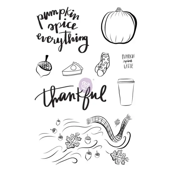 Prima Marketing Inc Amber Moon Collection - Cling Stamp 655350993184 {1}