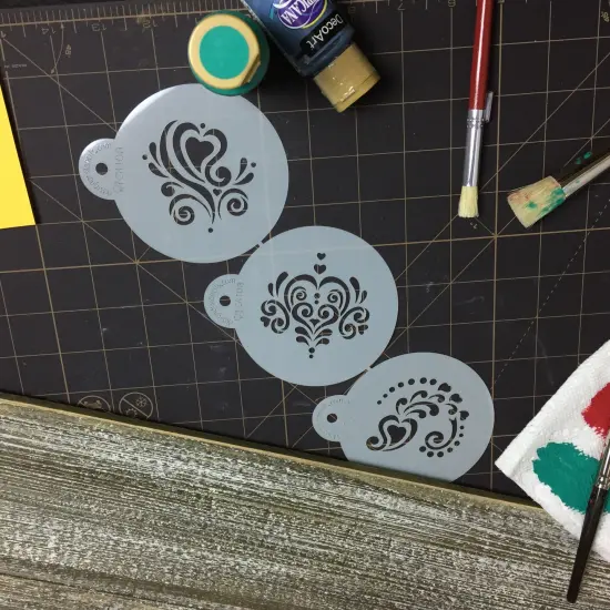 Amore Cookie Stencil Set | C810 by Designer Stencils | Cookie Decorating Tools | {5}