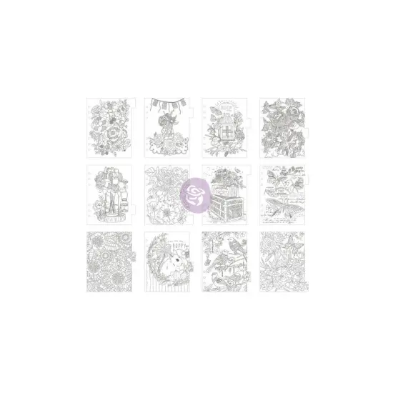 Prima Marketing Inc My Prima Planner Embelishments - Coloring Dividers - Beauty Is Everywhere 655350592196 {1}