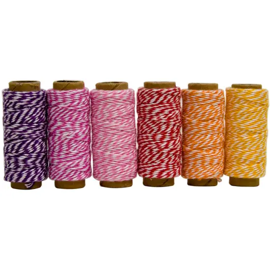 Hemptique Cotton Baker's Twine Mini Spools 2-Ply 65' {2}