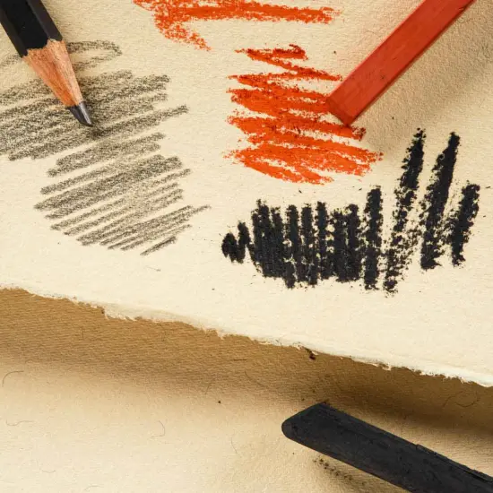 Magnani 1404 Annigoni Drawing Paper Pad, 25 Sheet Sketch Pads for Artists, 100% Cotton, Acid-Free Archival Art Sketchbook, Beige Sketching Paper Ideal for Mixed Media, Made in Italy {5}