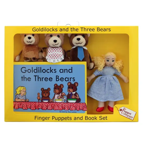 Goldilocks Finger Puppets and Book Set {1}
