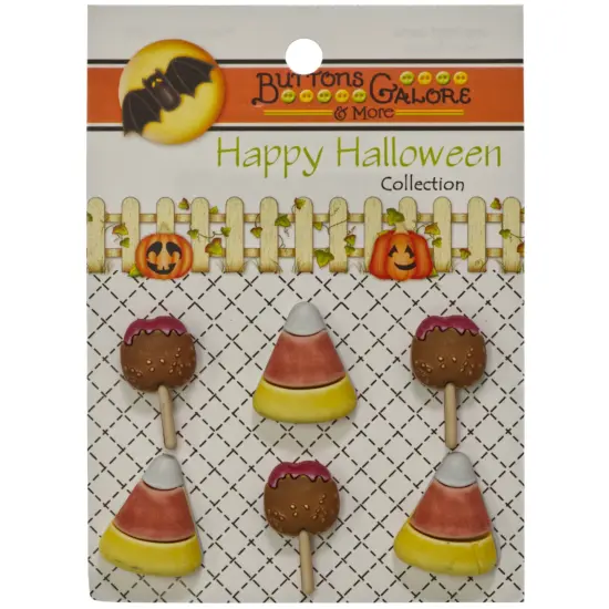 Buttons Galore and More Halloween Craft & Sewing Buttons - No Tricks...Just Treats- 18 Buttons {2}