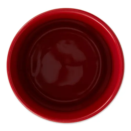 DII Red Coffee/Sugar/Tea Ceramic Canister (Set of 3) {3}