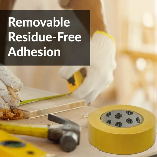 Wide Double Stick Tape Double Sided Woodworking Tape Double Sided 2" inch Wide Wood Tape for Woodworkers CNC Machines Routing Templates Strong Double Sided Tape Heavy Duty Sticky Tape 90 Feet {5}