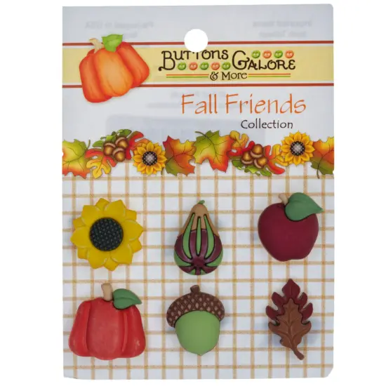 Buttons Galore and More Fall Craft & Sewing Buttons - Harvest Happenings - 18 Buttons {2}