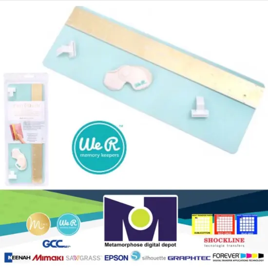 TOOL We R Memory Keepers FOIL QUILL CUTTING KIT-ONE 14x5 INCH SELF HEALING CUTTING MAT 661014 {1}