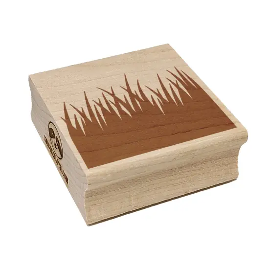 Blades of Grass Square Rubber Stamp for Stamping Crafting {7}