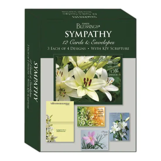 Sympathy - Lilies - Assorted Sympathy Cards {2}