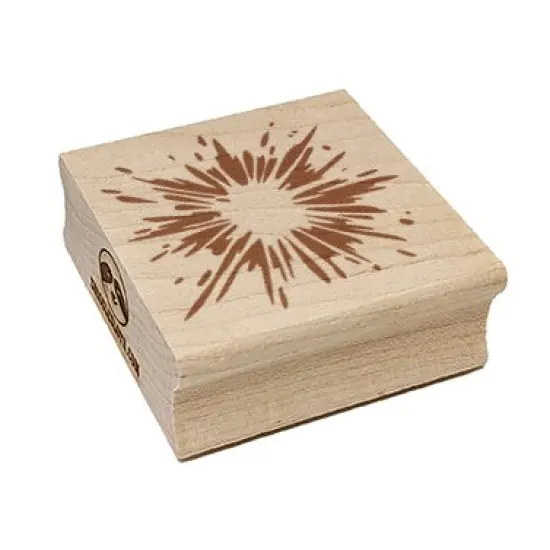 Explosion Splash Streaks Square Rubber Stamp for Stamping Crafting {7}