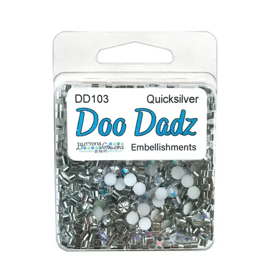 DooDadz Collection of Colorful Craft Embellishments from Buttons Galore & More Quicksilver {1}