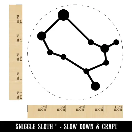 Gemini Zodiac Star Constellations Rubber Stamp for Stamping Crafting Planners {1}
