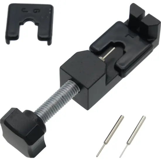 Watch Band Pin Link Remover with Two Battery Guide Books Watchmakers Repair Kit {5}