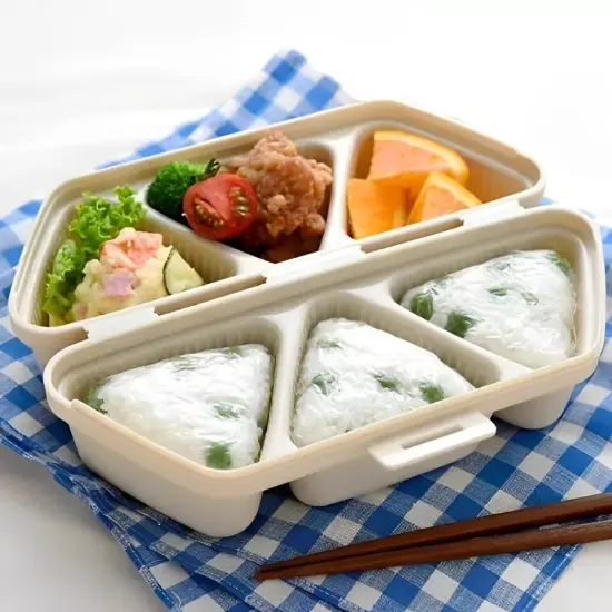 6 Cell Triangle Rice Ball Bento Press Maker {3}