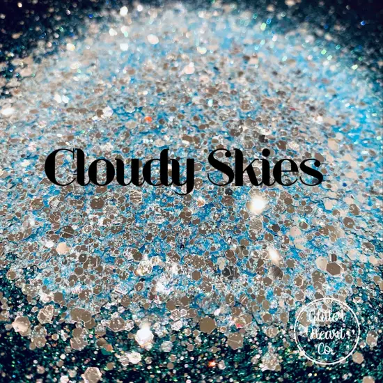 Polyester Glitter - Cloudy Skies by Glitter Heart Co.&trade; {3}