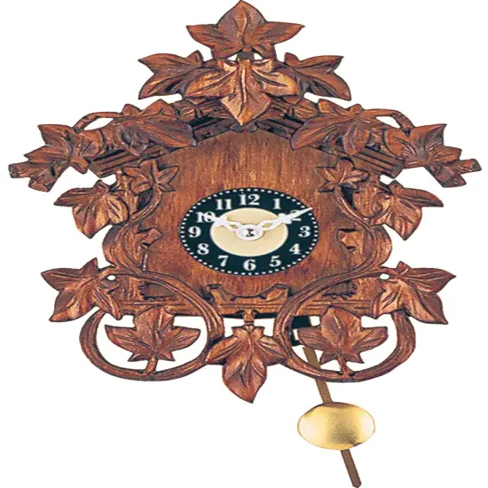 Clck-Wood W/Ivy Chime Ea {1}