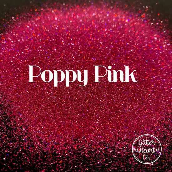 Polyester Glitter - Poppy Pink by Glitter Heart Co.™ {3}