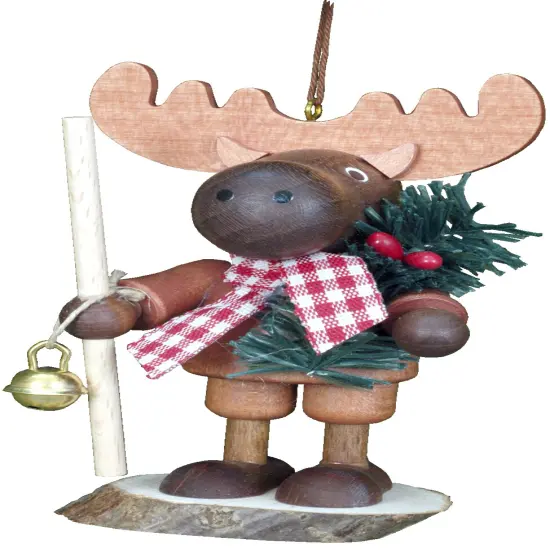 Ornmnt-Elk Natural Each {1}