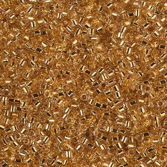 Miyuki Delica Bead 11/0 - DB2521 - 24kt Gold Lined Crystal {1}