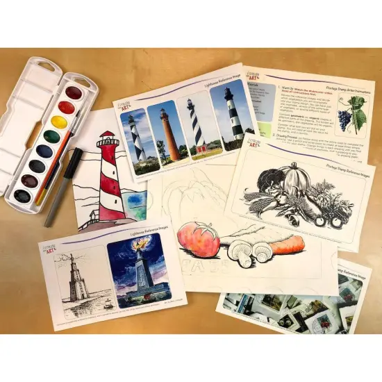 AA: Lighthouse & Postage Stamp {1}