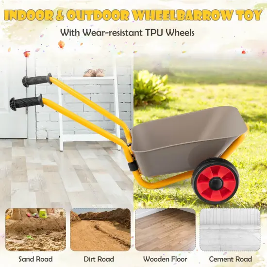 2-Wheeler Toy Cart with Steel Construction for Boys and Girls {5}