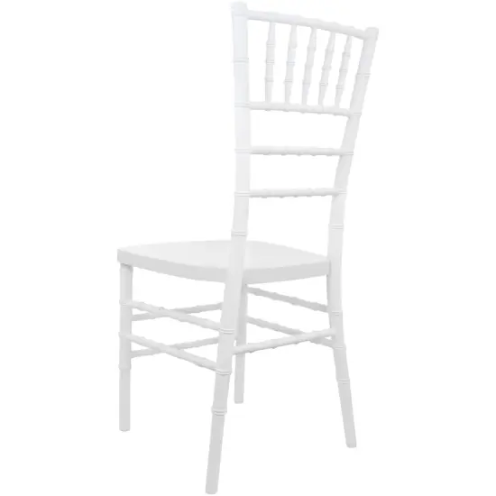 Emma and Oliver Resin Chiavari Chair White {3}