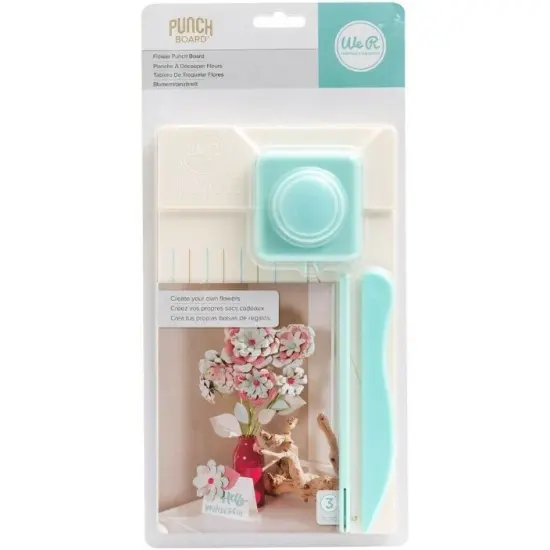 American Crafts TOOL - We R Memory Keepers - PUNCH BOARD - FLOWER 71342-5 {5}