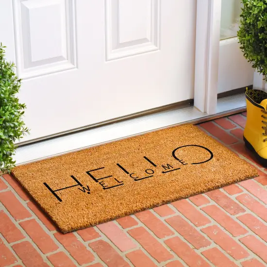 Welcome Greetings Doormat {5}