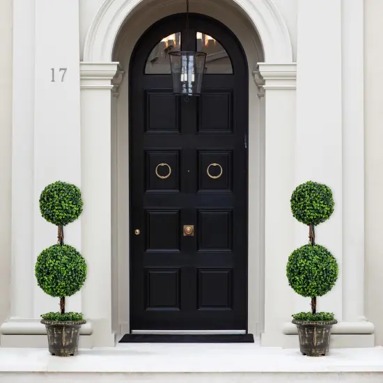 36 Inch Artificial Double Ball Tree Indoor and Outdoor UV Protection {6}