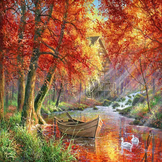 Sunsout Vibrant Morning 500 pc Jigsaw Puzzle 69806 {1}