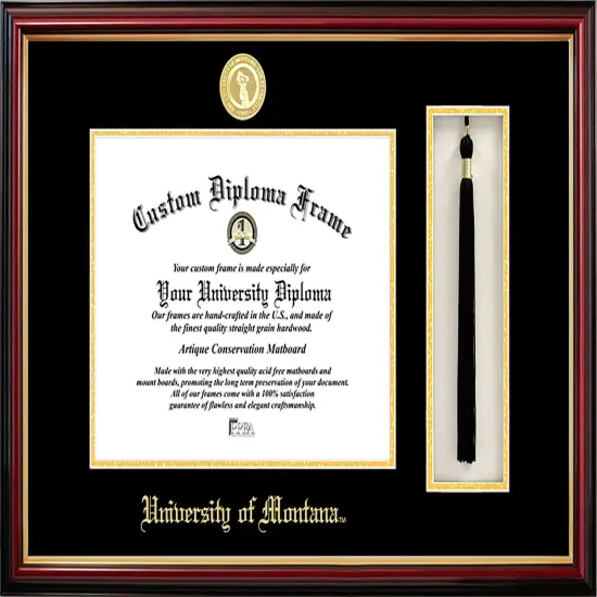 University&nbsp;of Montana 10w x 8h Tassel Box and Diploma Frame {1}