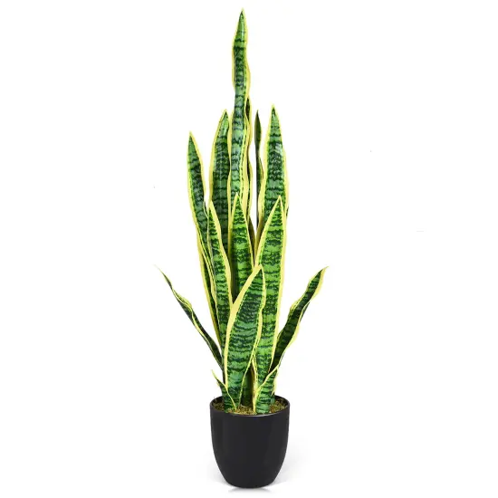 35.5 Inch Indoor-Outdoor Decoration Fake Artificial Snake Plant {1}