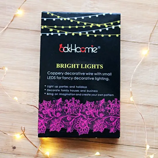 6 PACK 7Feet Starry String Lights Waterproof Fairy String Lights 20 Micro Starry Leds On Silvery Copper Wire CR2032 Batteries Included for Wedding Centerpiece Party Christmas Table Decor Warm White {4}