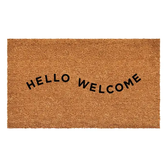 Hello-Welcome Doormat 17" x 29" {2}