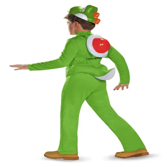 Yoshi Costume Deluxe Super Mario Brothers Costume For Kids Large 10-12 {3}