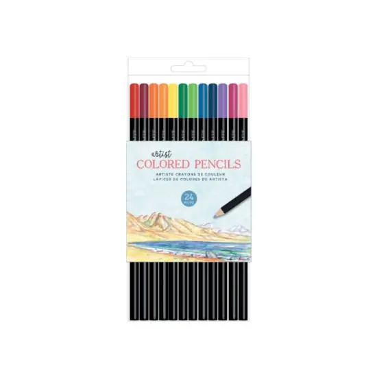 American Crafts - Art Supply Basics Collection Colored Pencil Set 24/Pk 34011315 {4}