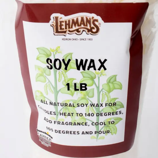 Lehman's Candle Making Soy Wax, All Natural, White Pellets, 1 Pound Bag {3}