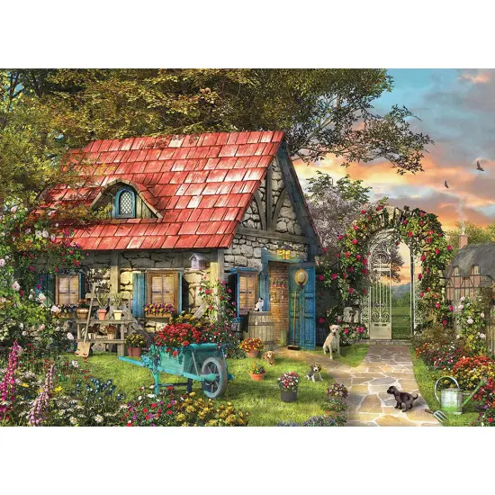 Eurographics Davison - Country Shed Jigsaw Puzzle Multi {1}
