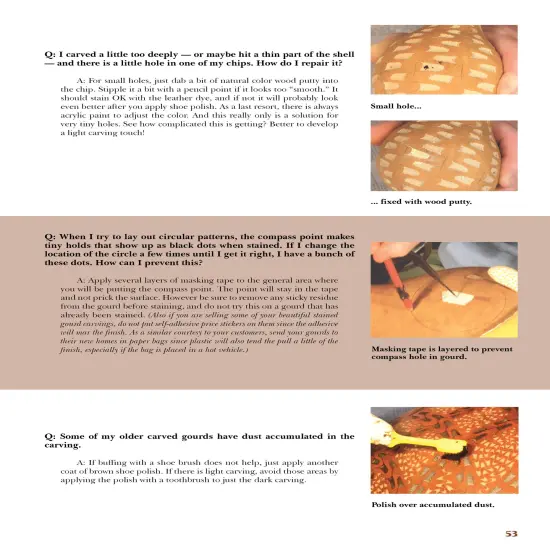 Chip-Carving Gourds {4}