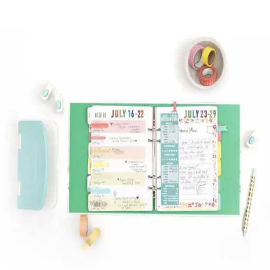 TOOL - We R Memory Keepers - PUNCH BOARD - PLANNER HOLE PUNCH 660461 by American Crafts {2}