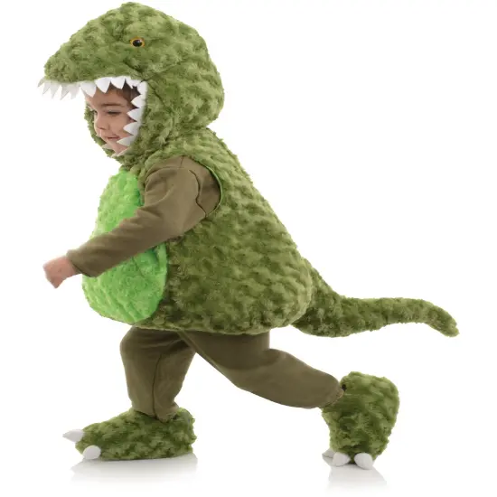 Belly Babies Plush Green T-Rex Toddler Costume {1}